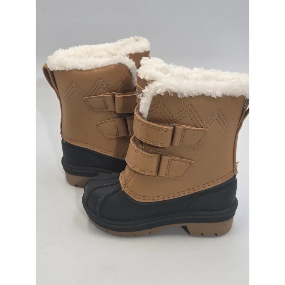 Cat And Jack Toddler Boys Boots Size 5 Waterproof Winter Boots